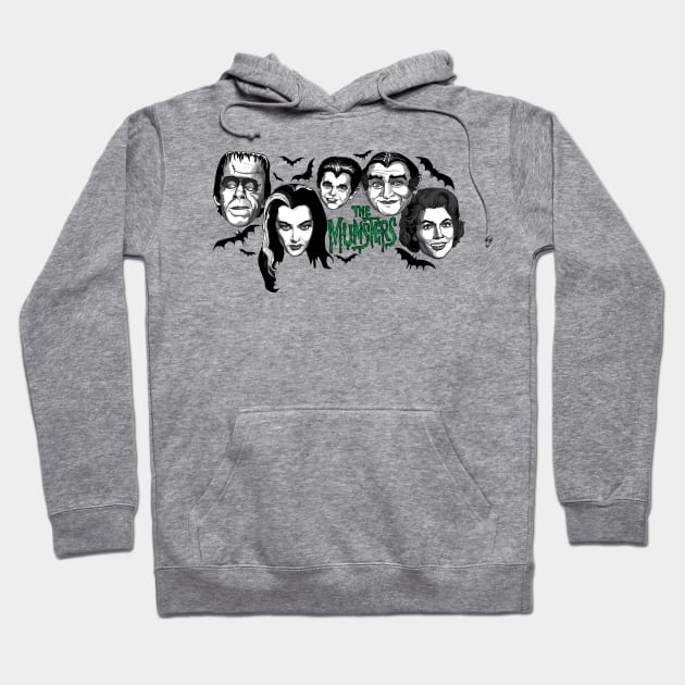 Munster Family Hoodie by Screen Fiend Merch